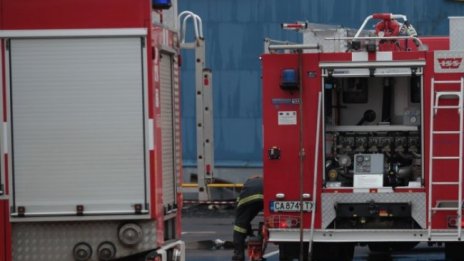 Тир се запали на входа на  Велико Търново