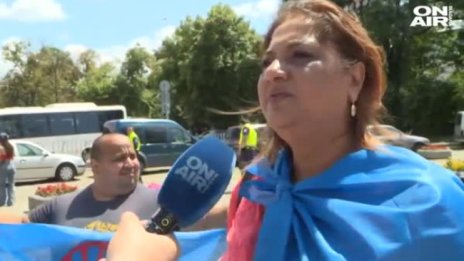 Роми и правозащитници на протест в София заради Ромския Джордж Флойд