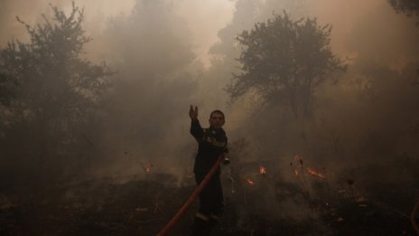Нов горски пожар наложи евакуация в Гърция