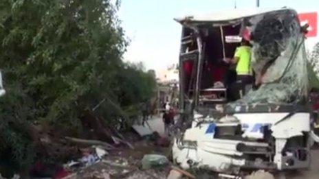 Над 30 пострадали в автобусна катастрофа в Турция