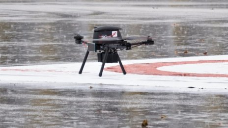 A1 показа приложение на 5G за управление на дрон