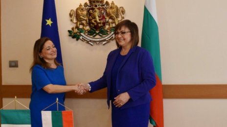Нинова: Италия е основен икономически партньор на България
