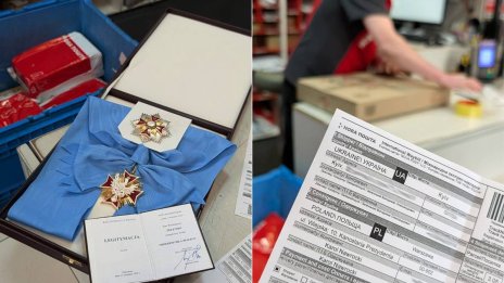 Зеленски изпрати по пощата до Варшава отнетия полски медал