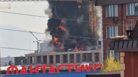 Пламна строеж в квартал "Малинова Долина"