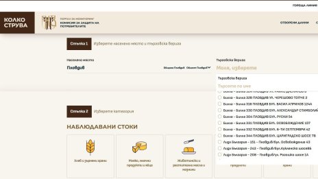 Сайтът "Колко струва" ще показва цените от 256 търговски вериги