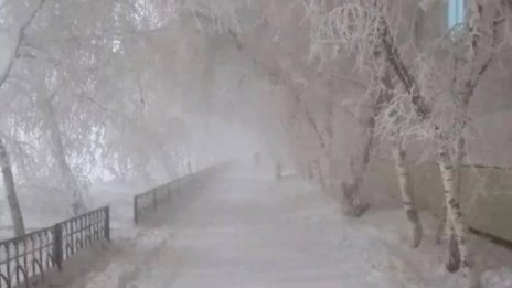 До минус 50 градуса паднаха температурите в Якутск, жителите му не се трогнаха