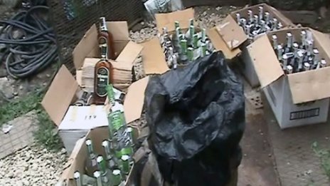 Иззеха 8860 литра нелегален алкохол от частен имот