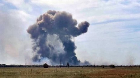 Мощен взрив до военно летище в Русия
