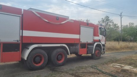 Четири големи пожара в Хасковско, къща е изгоряла в с. Овчарово