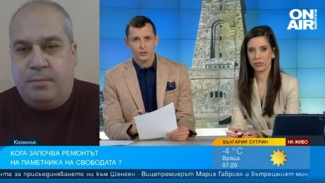 Чавдар Ангелов: Лятото започва ремонт на паметника на Шипка, не демонтаж 