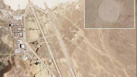 Мистериозни кръгове около Зона 51 пораждат съмнения за тайно кацане на НЛО