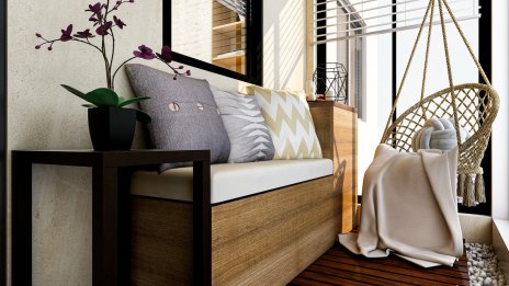 Красив декор за малки тераси и балкони - 8 идеи