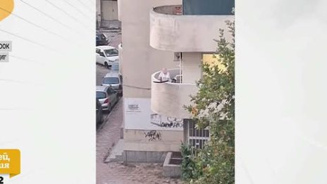 83-годишен мъж стреля с арбалет по млад мъж от тераса в Пловдив 