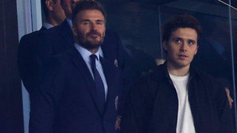 Бруклин Бекъм и баща му Дейвид се разминаха на косъм с неловка среща