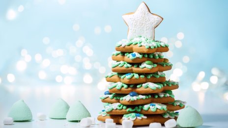 Как да си направите коледна торта във формата на елха