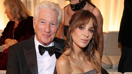 Кейт Бланшет, Ричард Гиър и Ейса Гонсалес на дефилето на Armani