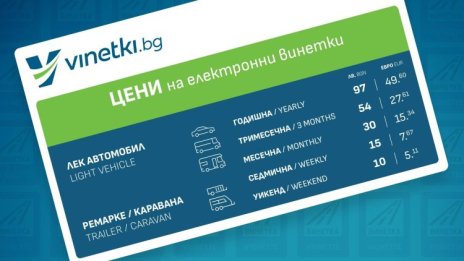 Как ще купуваме винетки в евро и на какви цени?