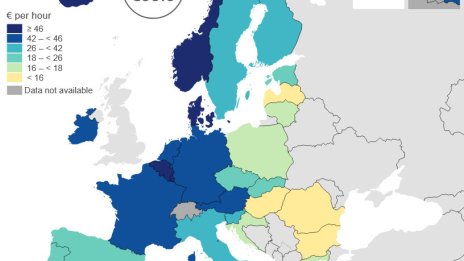 Евростат: Работили сме най-евтино в ЕС през 2024 г.