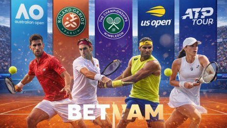 Новият букмейкър Betvam с много опции за тенис феновете