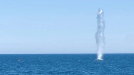 Военноморските сили унищожиха дрейфащ дрон край Кранево