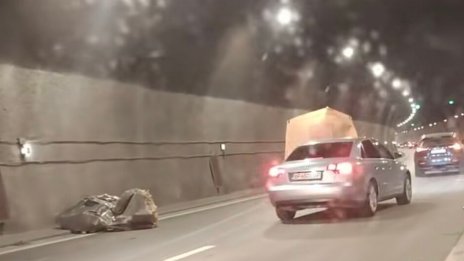 Турбина от климатик падна в тунел"Витиня", разказ на свидетел ВИДЕО