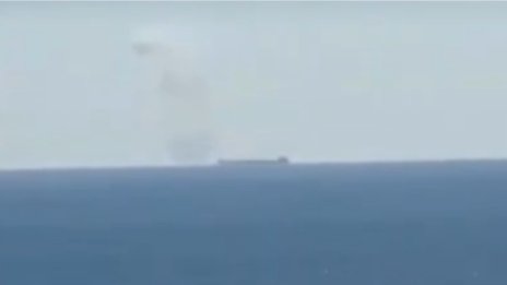 Дрон порази турски кораб в Черно море, има двама загинали ВИДЕО
