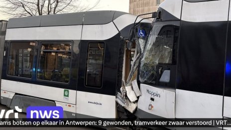Два трамвая се удариха в Антверпен, има ранени