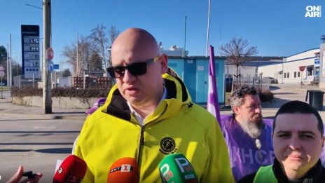 Русенски шофьори излязоха на протест за по-високи заплати