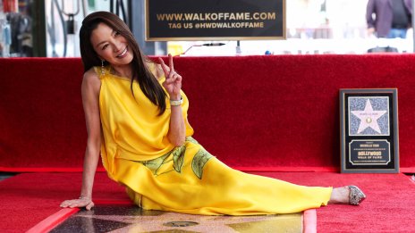 В кадър: Мишел Йео вече е със своя звезда на Алеята на славата