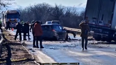 Черен лед е вероятната причина за фаталната катастрофа край Телиш