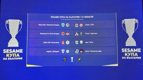 Левски домакин на Лудогорец на 1/8-финалите за Купата на България