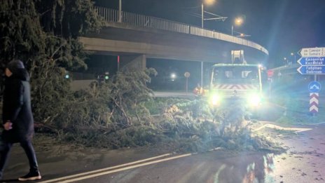 Значителни материални щети в Стара Загора след силния вятър