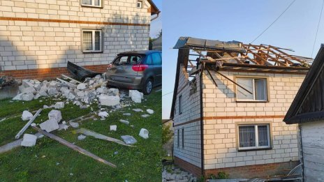 Руски дрон събори покрива на жилищна сграда в Полша