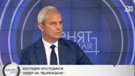 Костадинов убеден: Ние сме тези, които могат да свалят Радев от власт