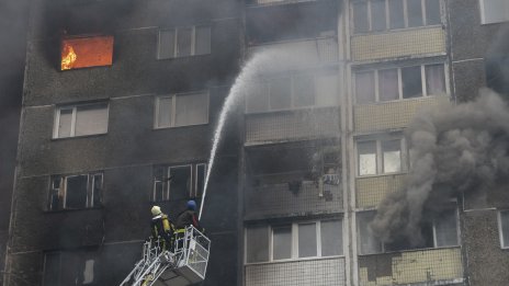 Киев е подложен на масирана руска ракетна атака
