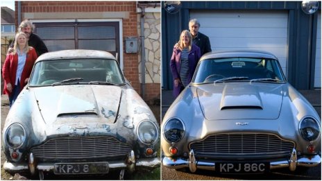Ръждясал Aston Martin като на Джеймс Бонд блести отново и струва близо 1 млн. паунда