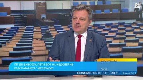 Симидчиев оптимист: Вотът на недоверие ще бъде успешен