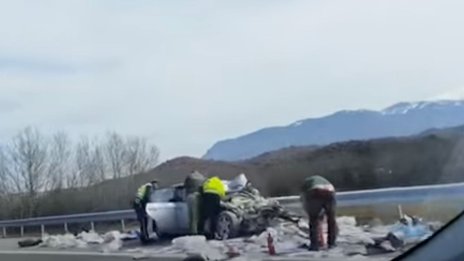 Полицайка загина в тежка катастрофа на АМ "Струма"