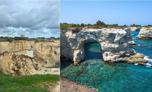 Циклонът "Ориана" срути емблематичната "Арка на любовта" в Пулия ВИДЕО