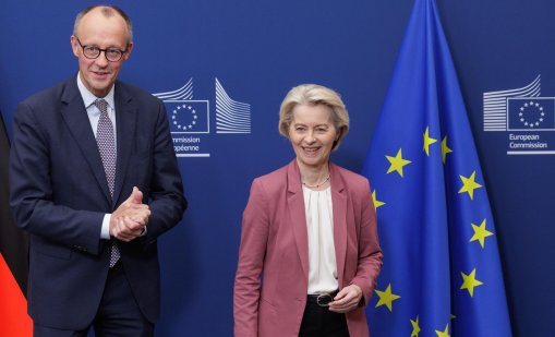 Урсула и Мерц на крака при белгийския премиер за руските активи 