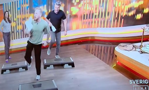  Азис в следобедна гимнастика по шведска телевизия ВИДЕО