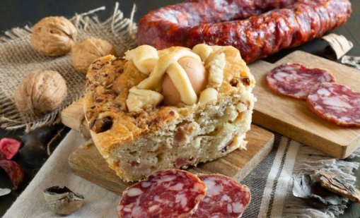 Солен великденски хляб Casatiello 