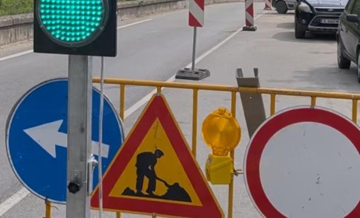 Свлачище временно затвори участък от пътя Велико Търново – Горна Оряховица