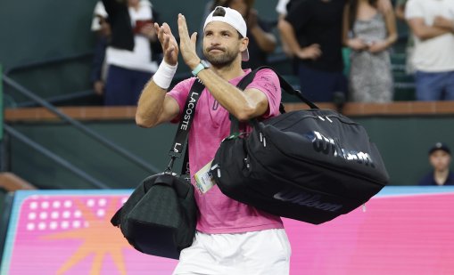 Григор Димитров изпада и от Топ 90