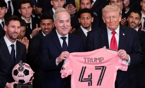 Президентът Тръмп приветства Меси и Интер Маями в Белия дом СНИМКИ