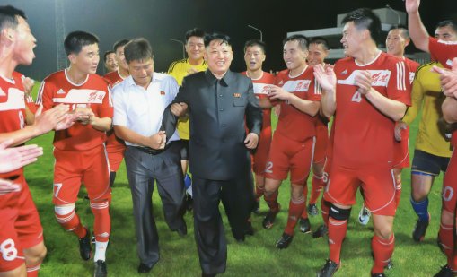 Севернокорейската женска футболна машина се задейства