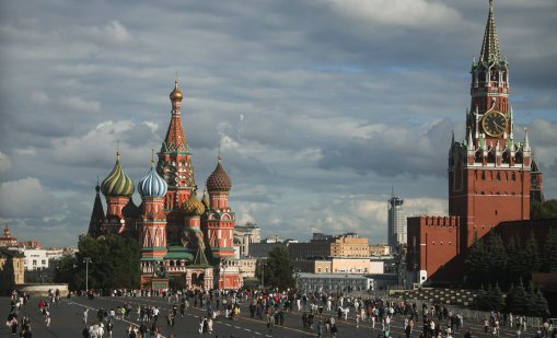 Пожар избухна в храма "Св. Василий Блажени" в Москва