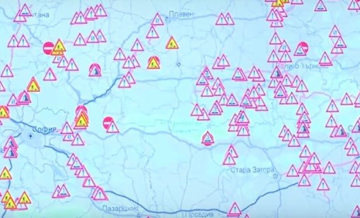 Къде има задръствания и ремонти: АПИ пусна нова система за пътна информация
