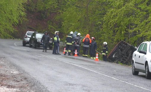 Задържан е шофьорът на автобус, катастрофирал до Малко Търново