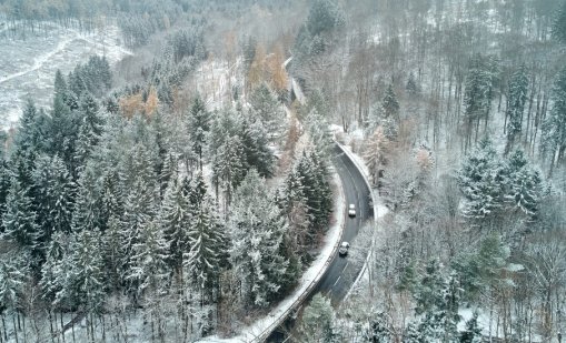 Първи сняг в Германия, очаква се траен студ и заледявания